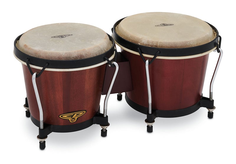 Latin Percussion طقم بونغو تقليدي 6 7 بوصة من لاتين بيركشن كوزميك - خشب داكن (CP221-DW) - Image 1